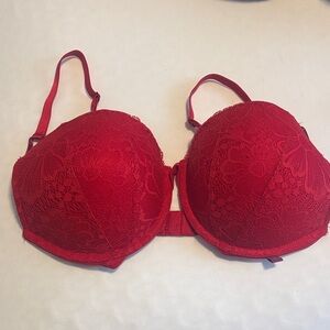 Victoria's Secret Scarlet Lace Bra 34DD